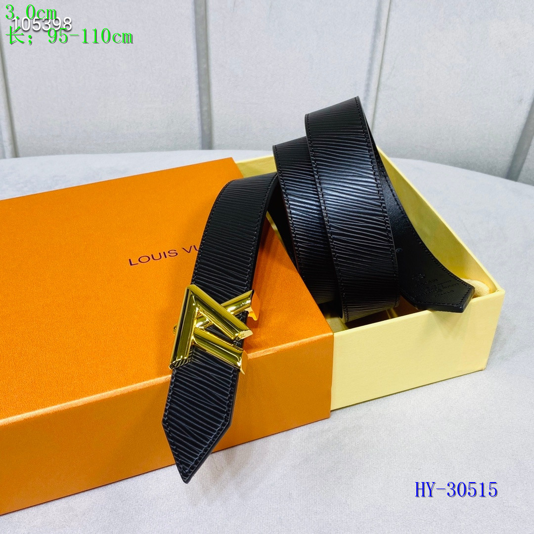 LV Belts 3.0 cm Width 209